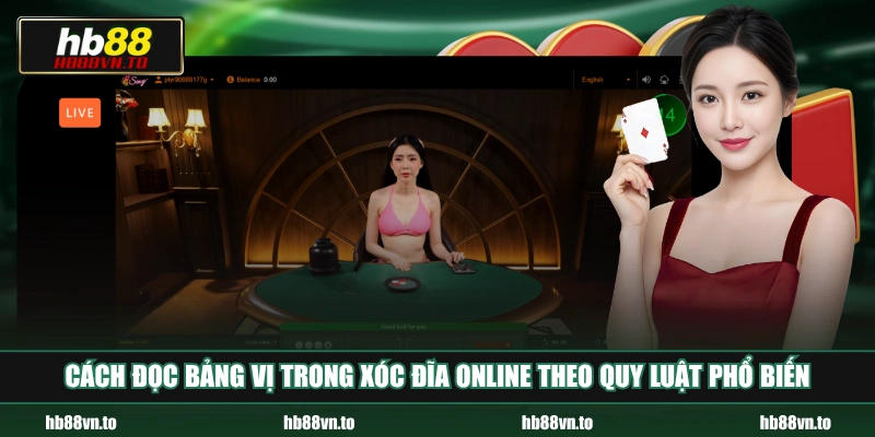 Cách đọc bảng vị trong Xóc Đĩa online theo quy luật phổ biến