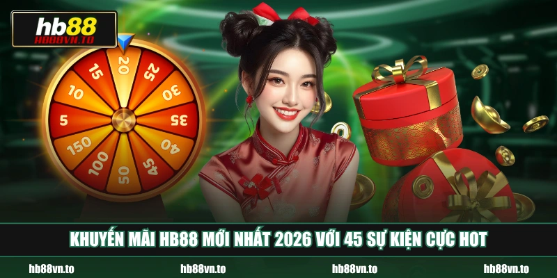 Khuyến mãi HB88 mới nhất 2026 với 45 sự kiện cực hot