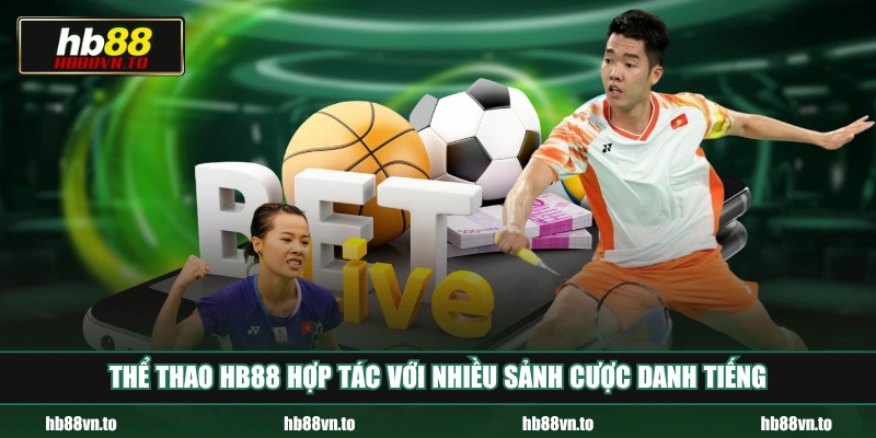 Thể thao HB88 hợp tác với nhiều sảnh cược danh tiếng